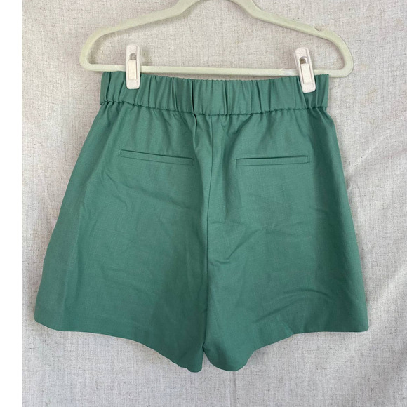 Ann Taylor The Petite Green Sailor Shorts Size MP - Picture 3 of 10